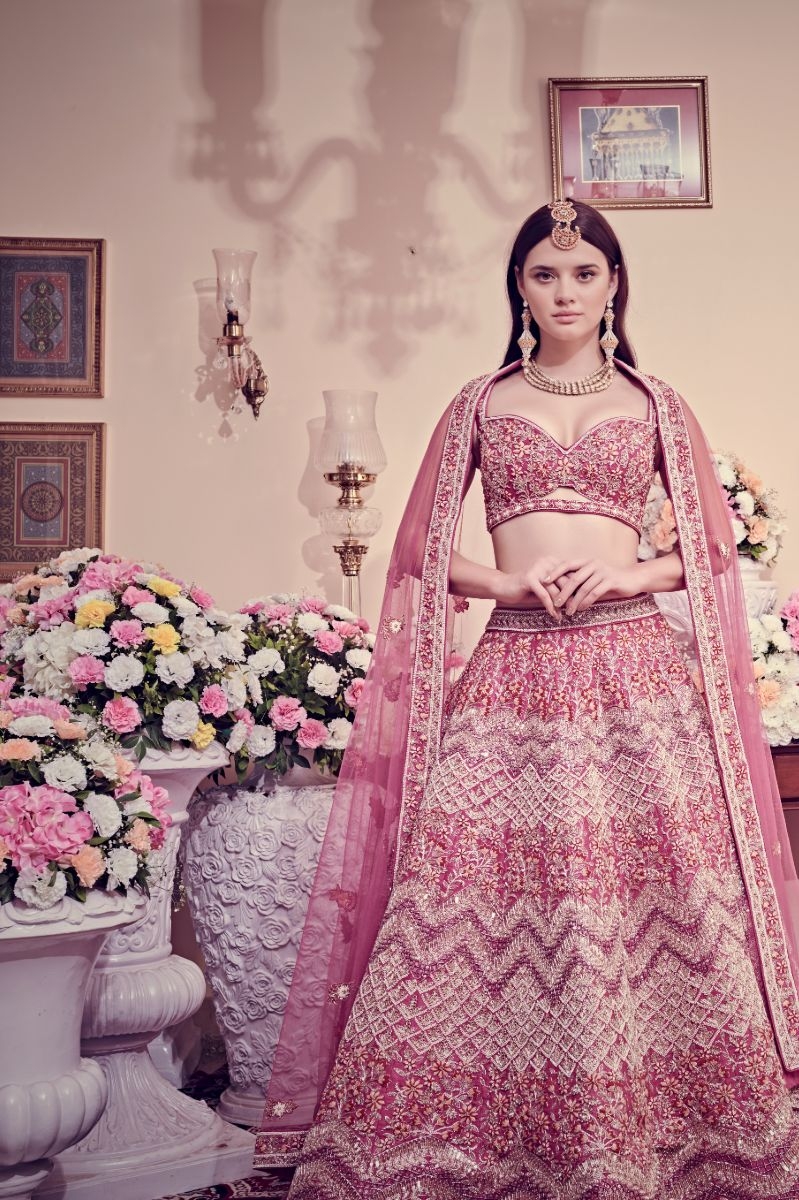 MULBERRY PINK LEHENGA