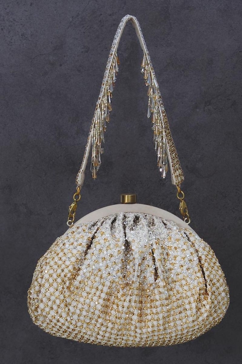 GOLD SILVER ZOYA SOFT POUCH