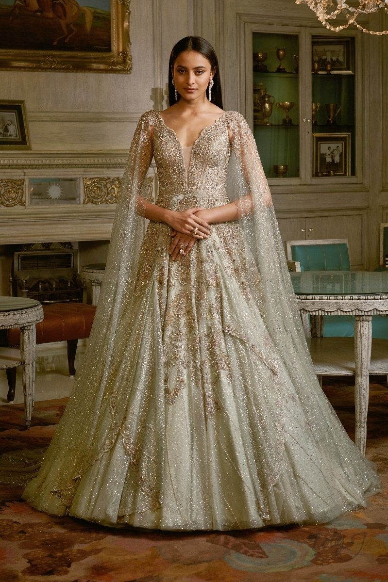 APHRA SHIMMER TULLE BRIDAL GOWN