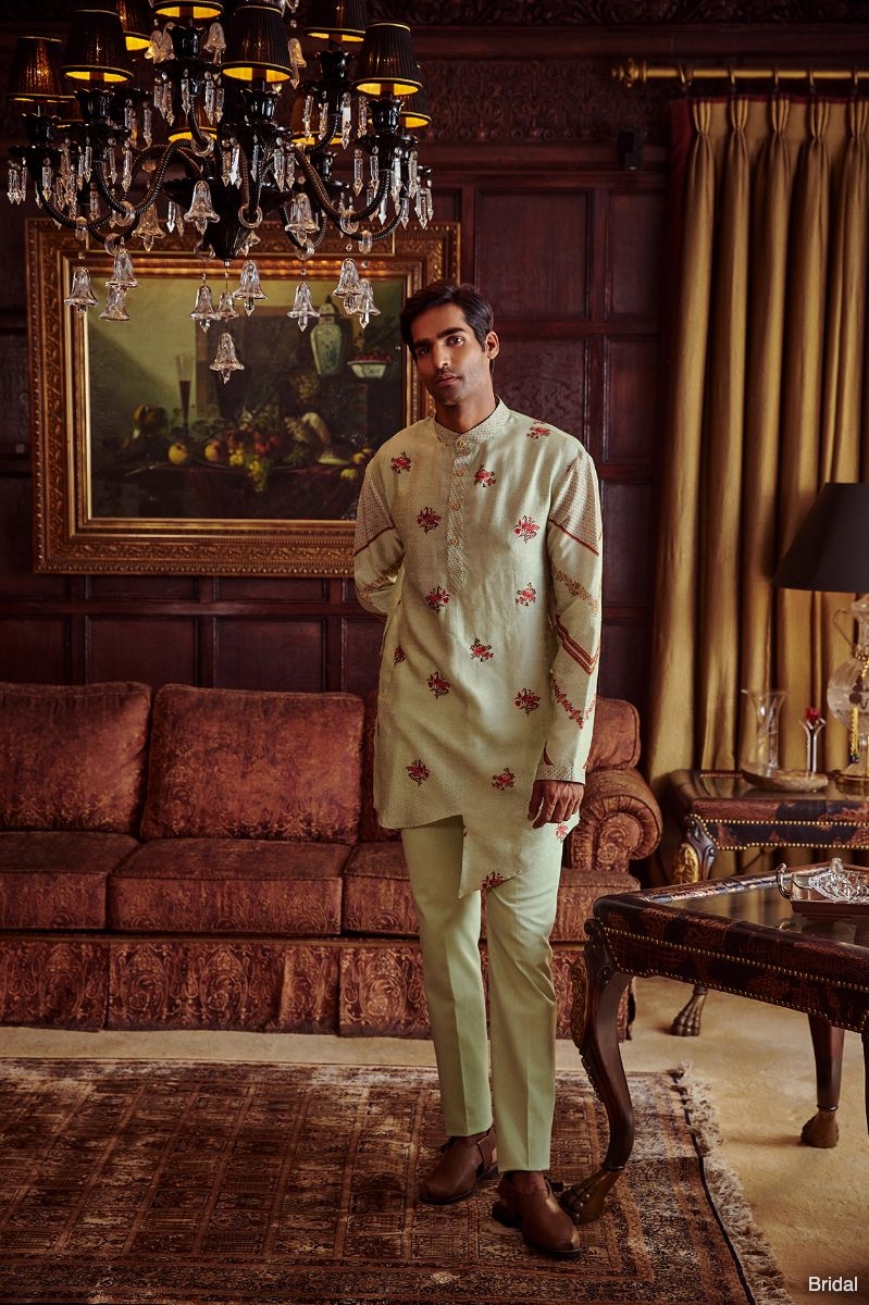 Asif Mint Green Kurta Set