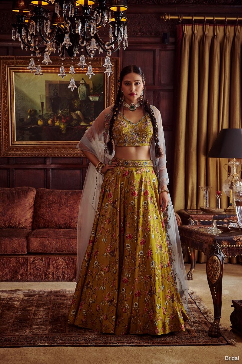 Nazira Yellow Lehenga Set