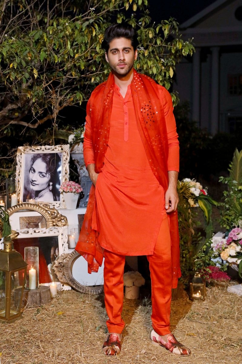 ORANGE KURTA 