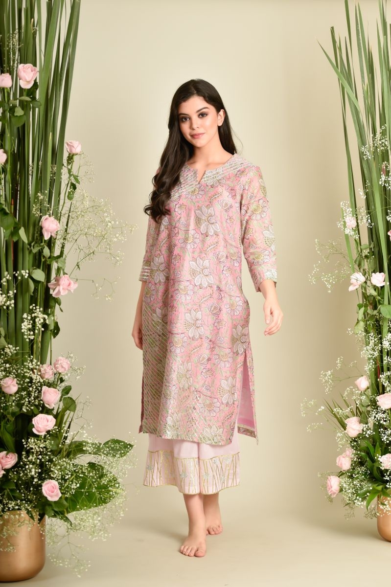 PINKISH KURTA