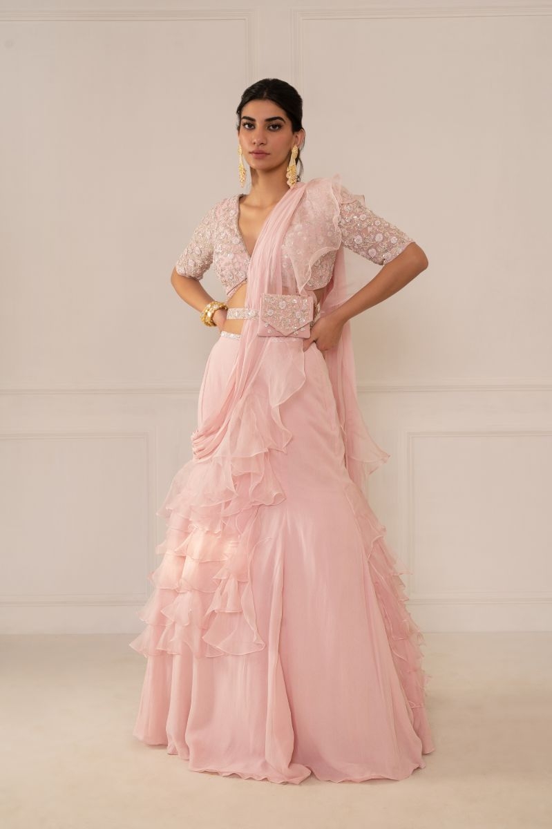 PIROUETTE PINK SAREE