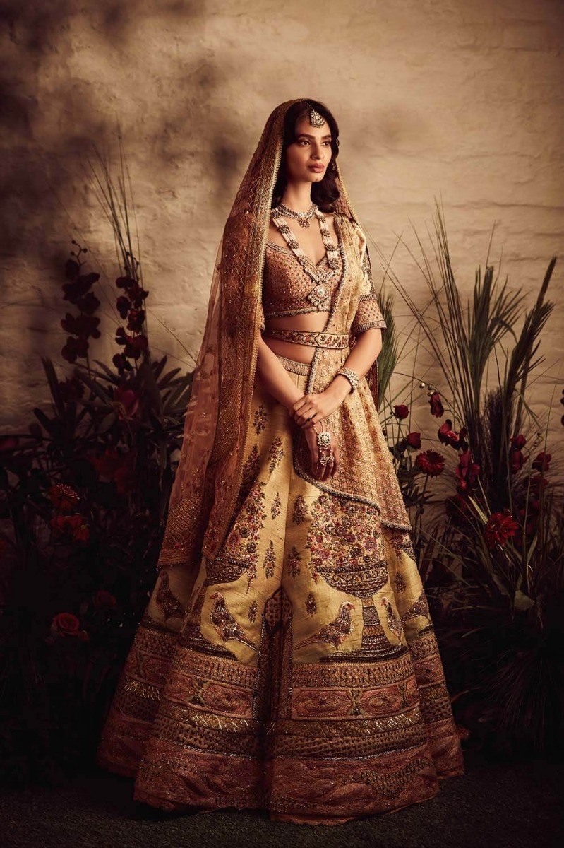BIRDS OF RAJASTHAN LEHENGA SET