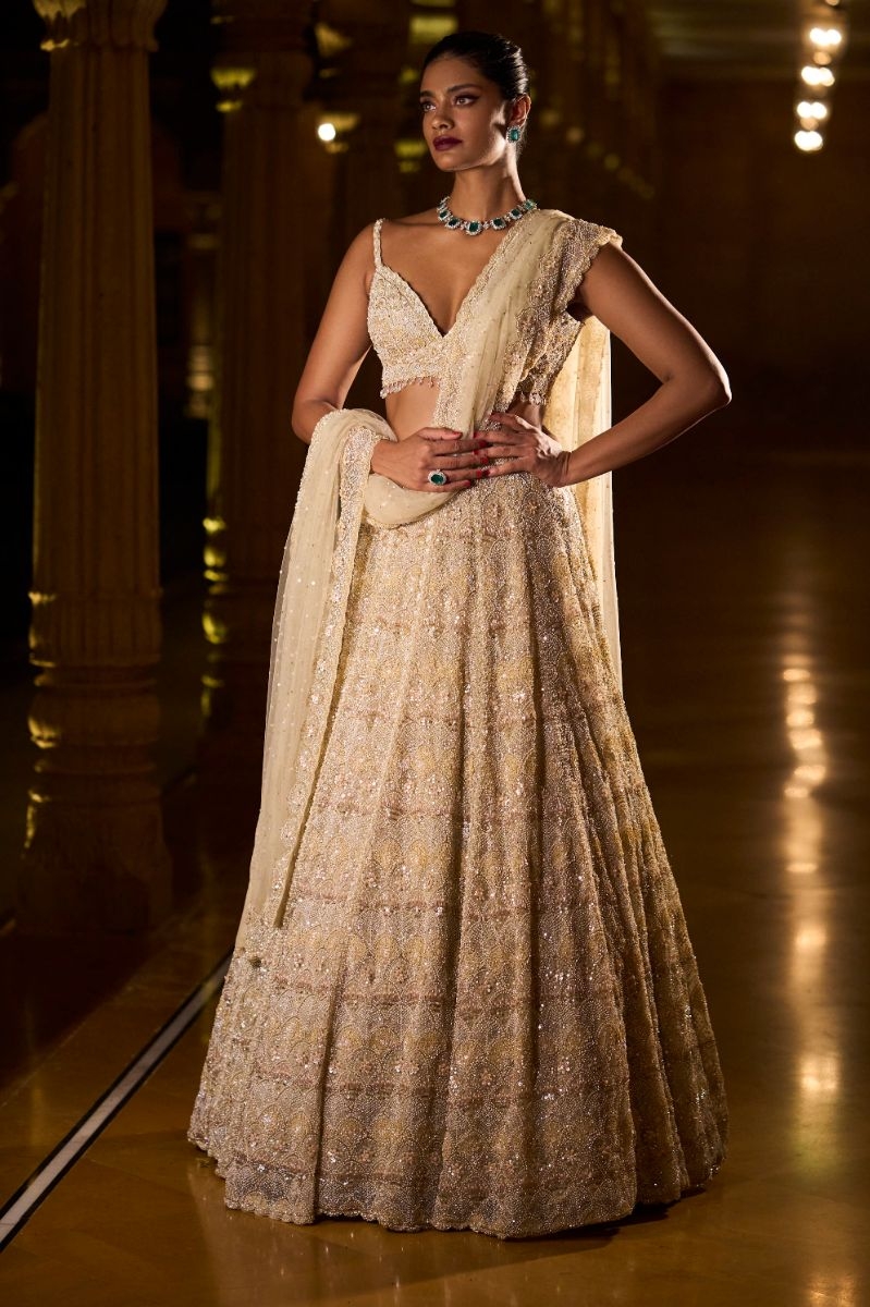 SEA GREEN LEHENGA SET