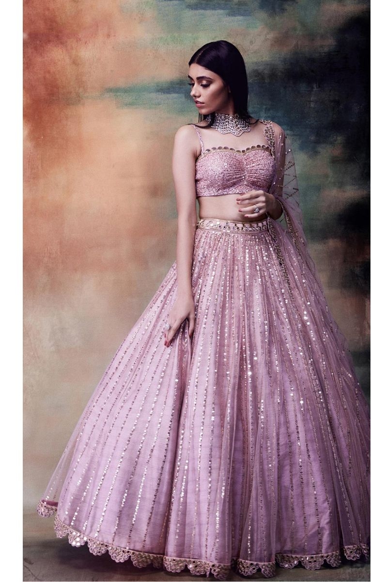 POWDER PINK LEHENGA SET